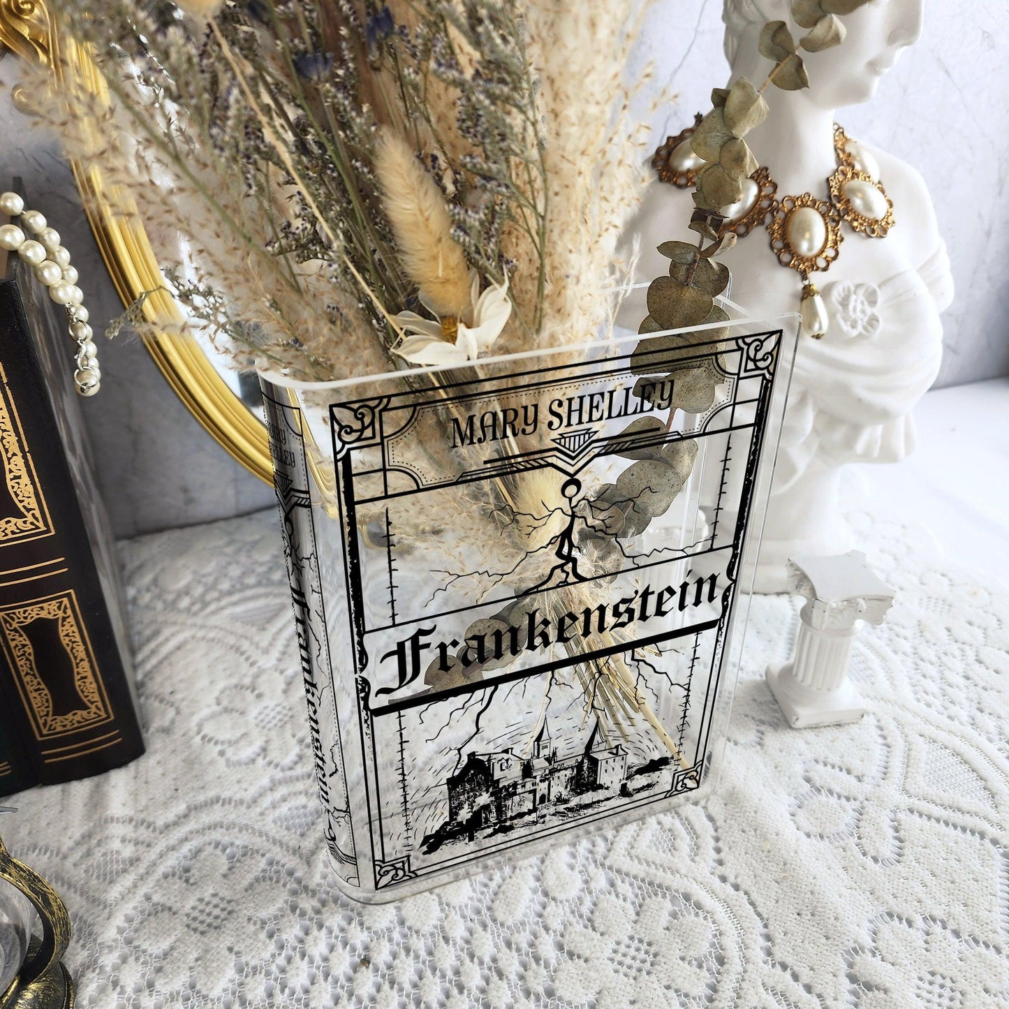 Frankenstein Acrylic Bookish Vase - Bookish Vase