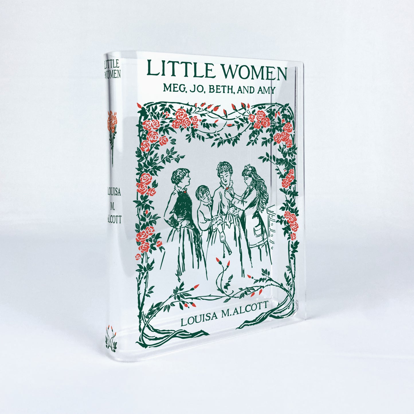 Little Women Acrylic Bookish Vase