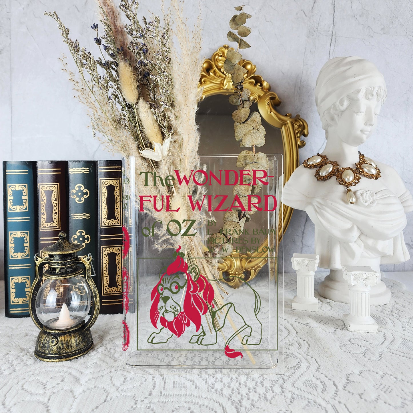 The Wonderful Wizard of OZ Acrylic Bookish Vase