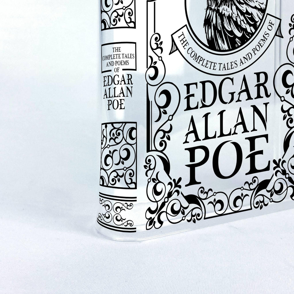 The Complete Tales and Poems of Edgar Allan Poe Acrylic Bookish Vase